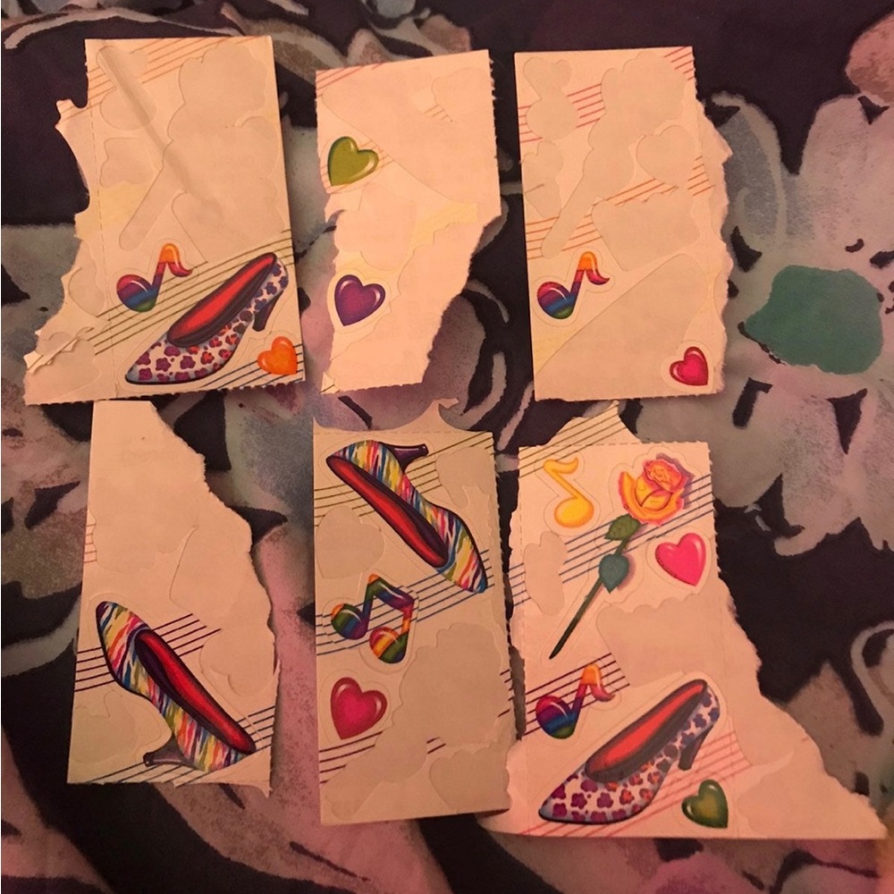 Lisa Frank vintage stickers